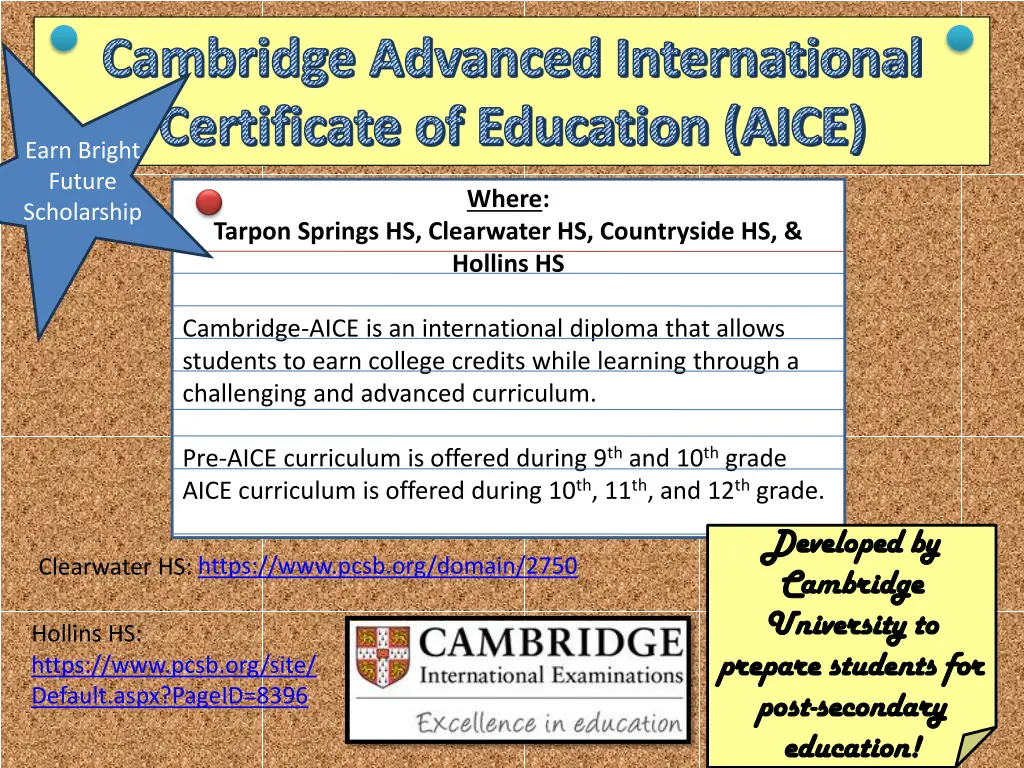 cambridge advanced international certificate