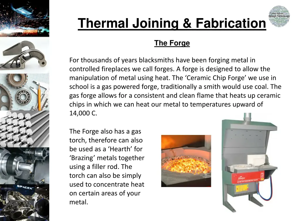 thermal joining fabrication