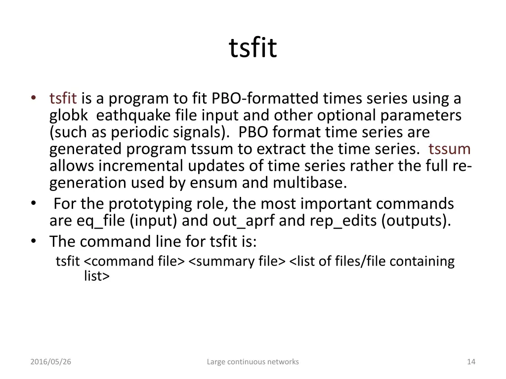 tsfit