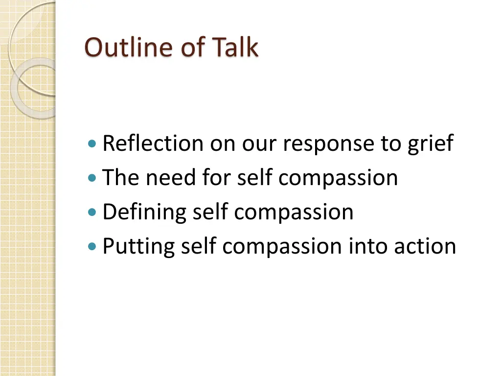 outline of talk