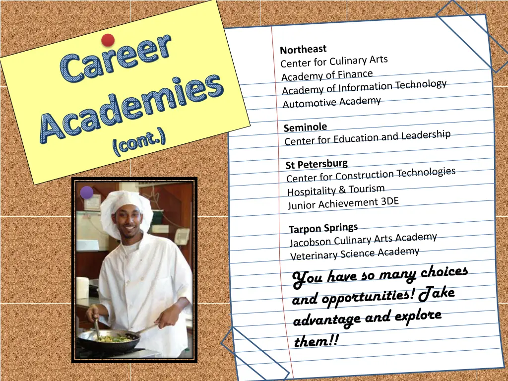 career academies cont