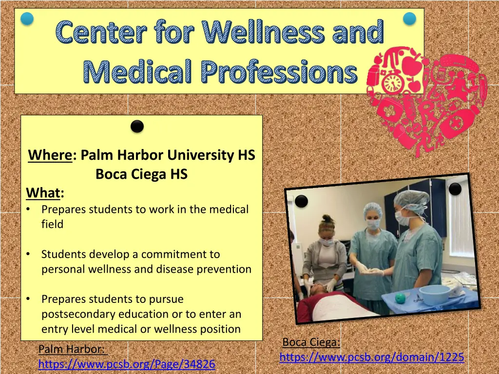 center for wellness and medical professions
