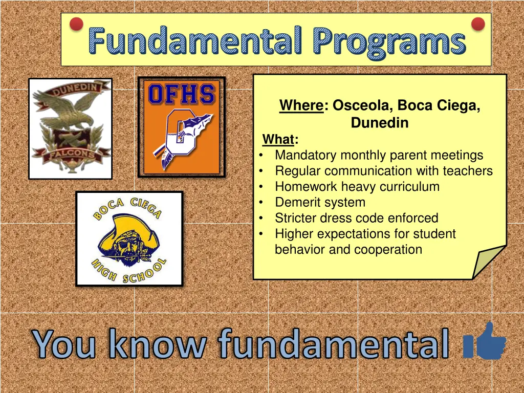 fundamental programs