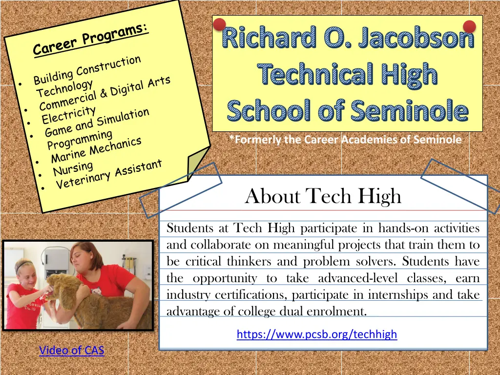 richard o jacobson technical high school