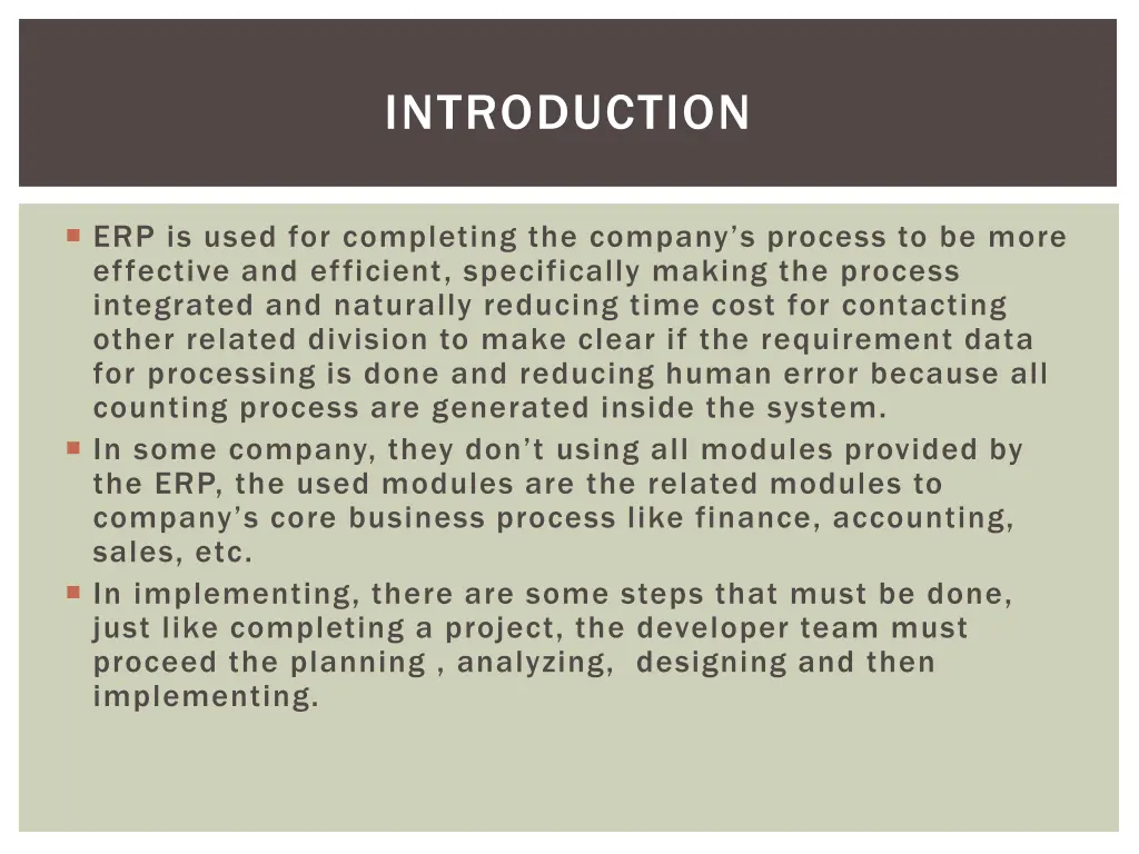 introduction