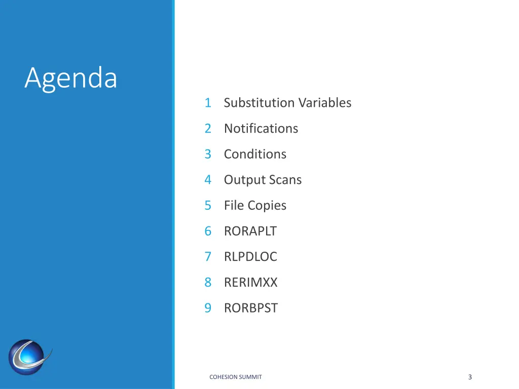 agenda