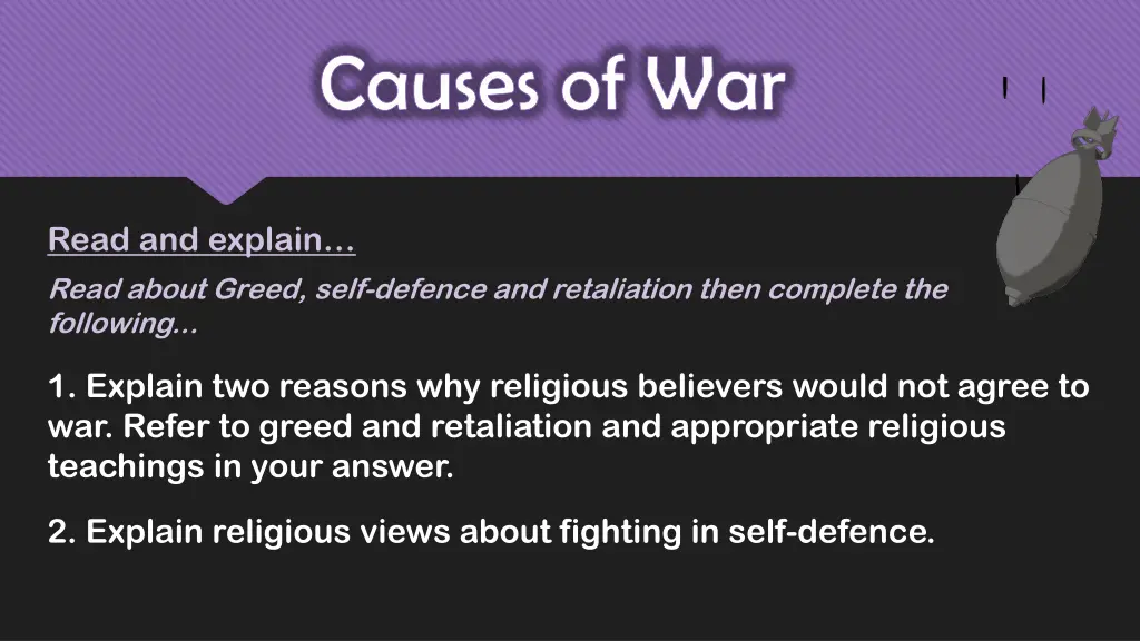 causes of war 1