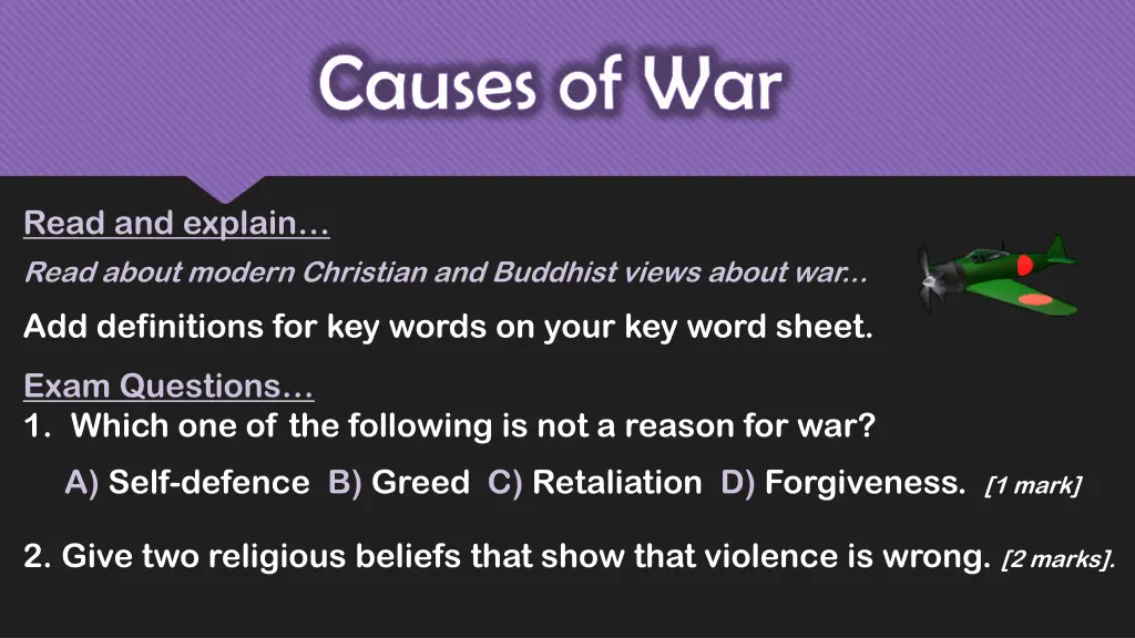 causes of war 3