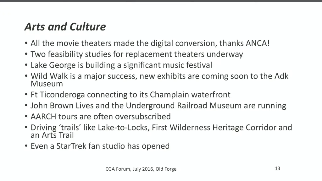 arts and culture