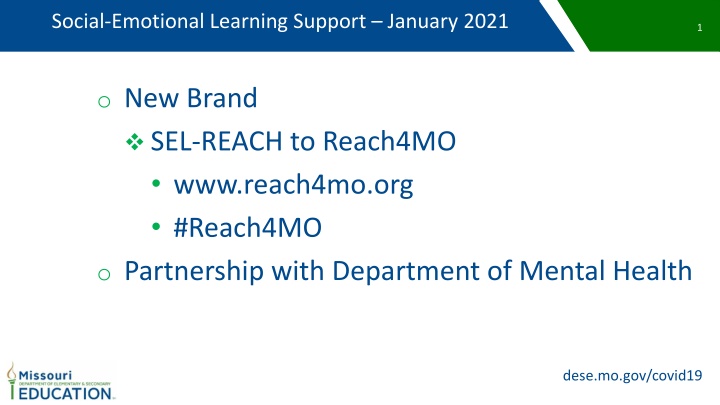 social emotional learning support january 2021