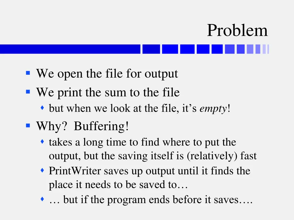 problem