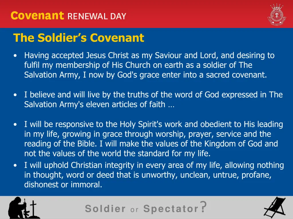 the soldier s covenant