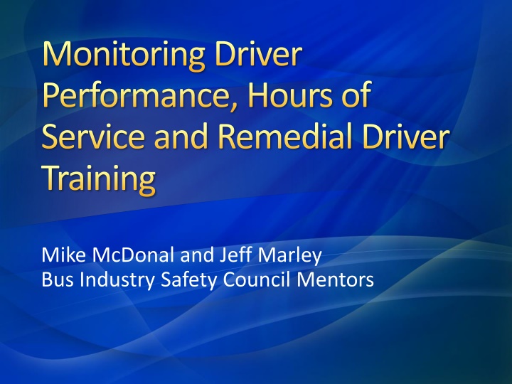 monitoring driver performance hours of service