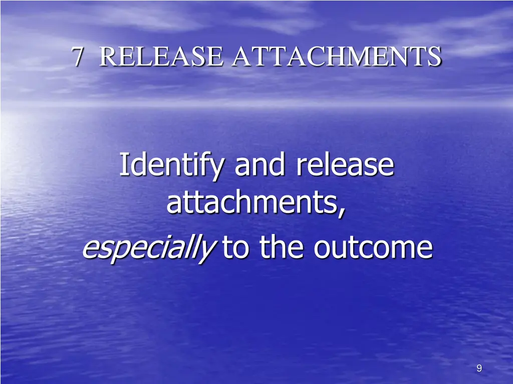 7 release attachments