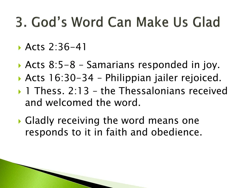 acts 2 36 41 acts 8 5 8 samarians responded