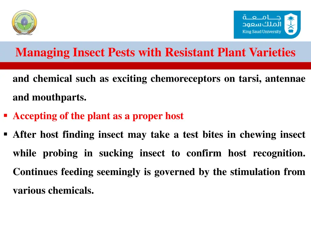 managing insect pests with resistant plant 8