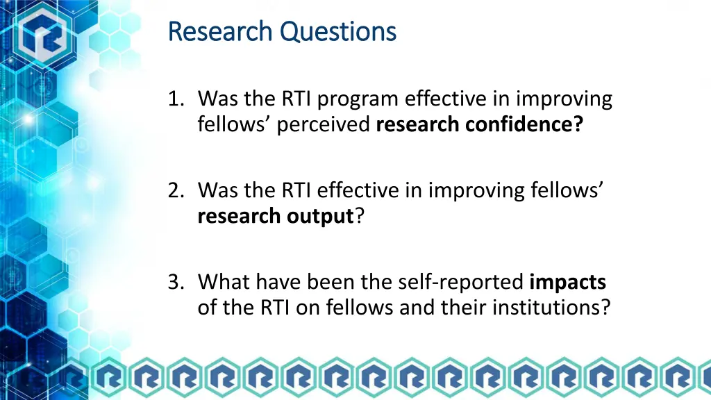 research questions research questions