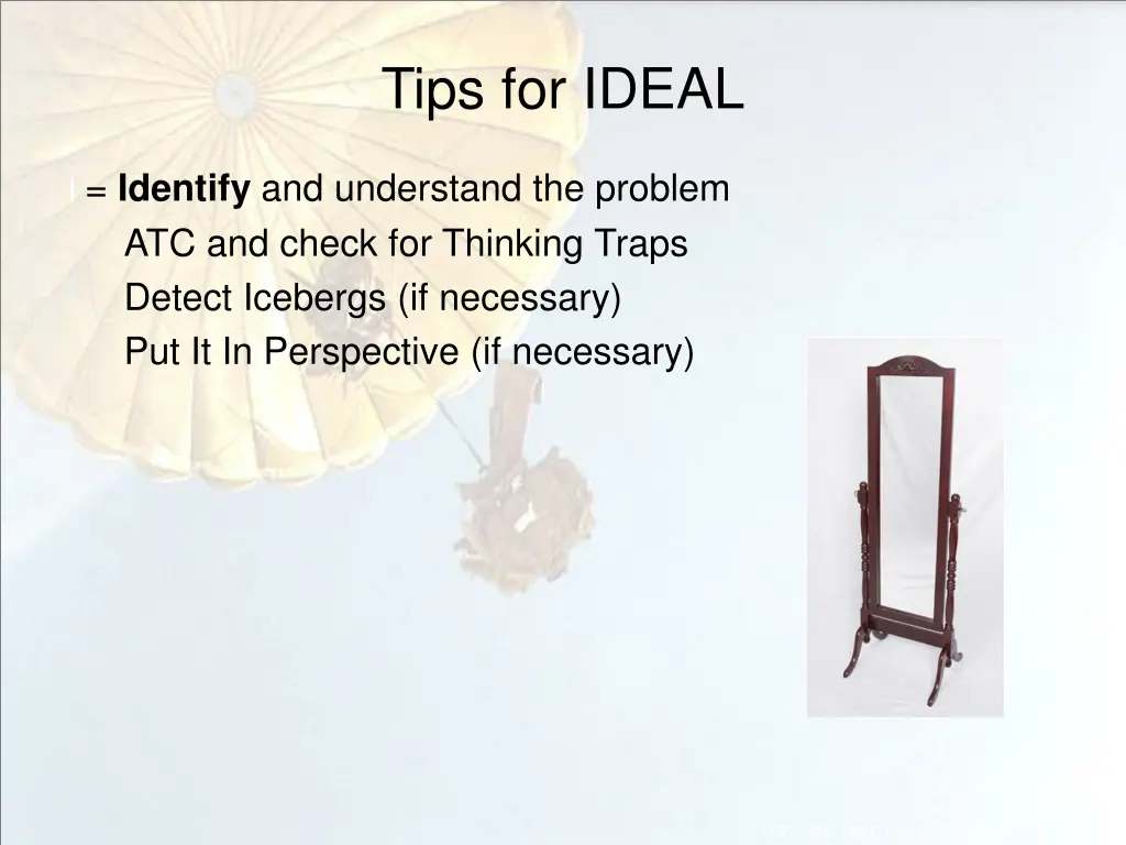 tips for ideal