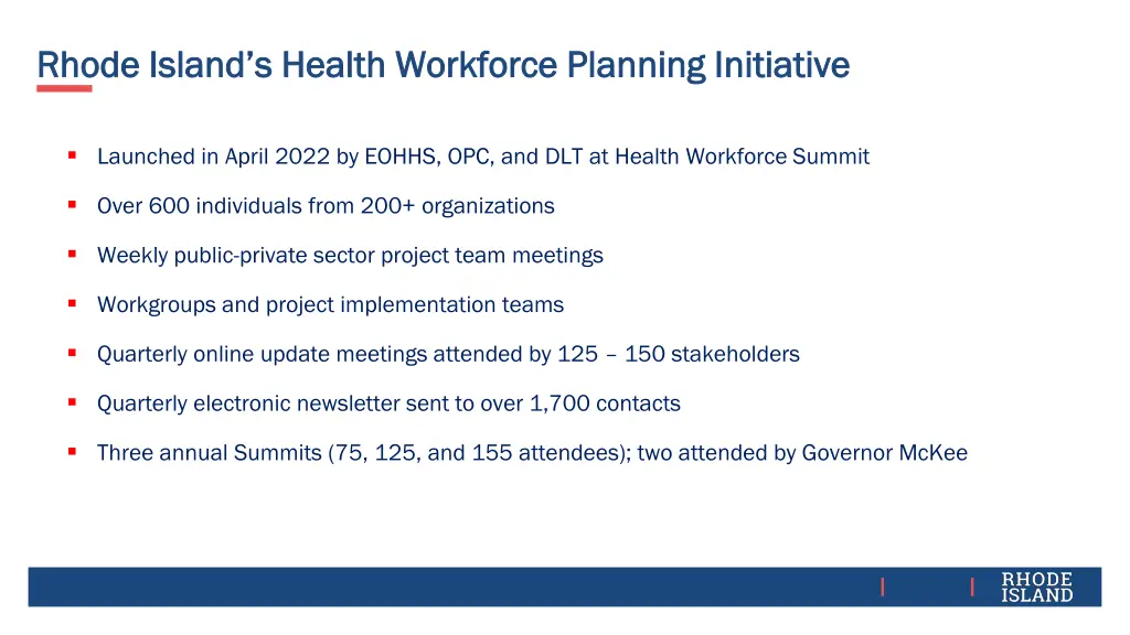 rhode island s health workforce planning