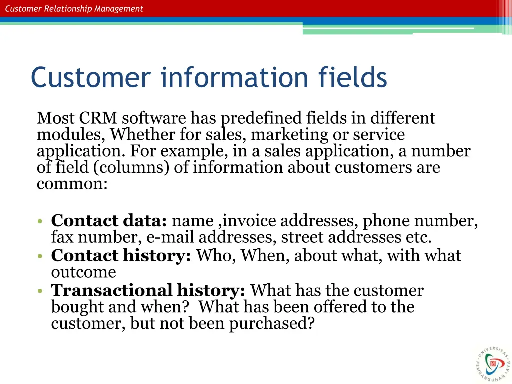 customer relationship management 8