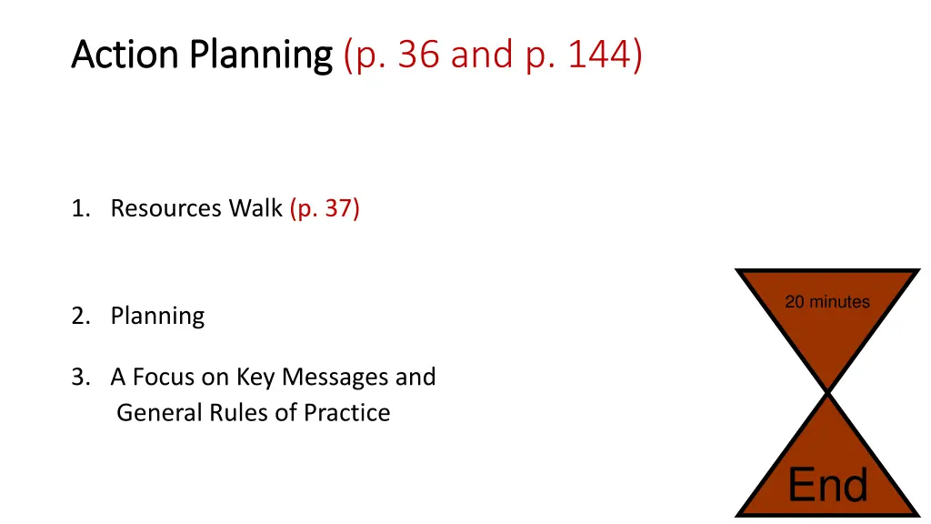action planning action planning p 36 and p 144