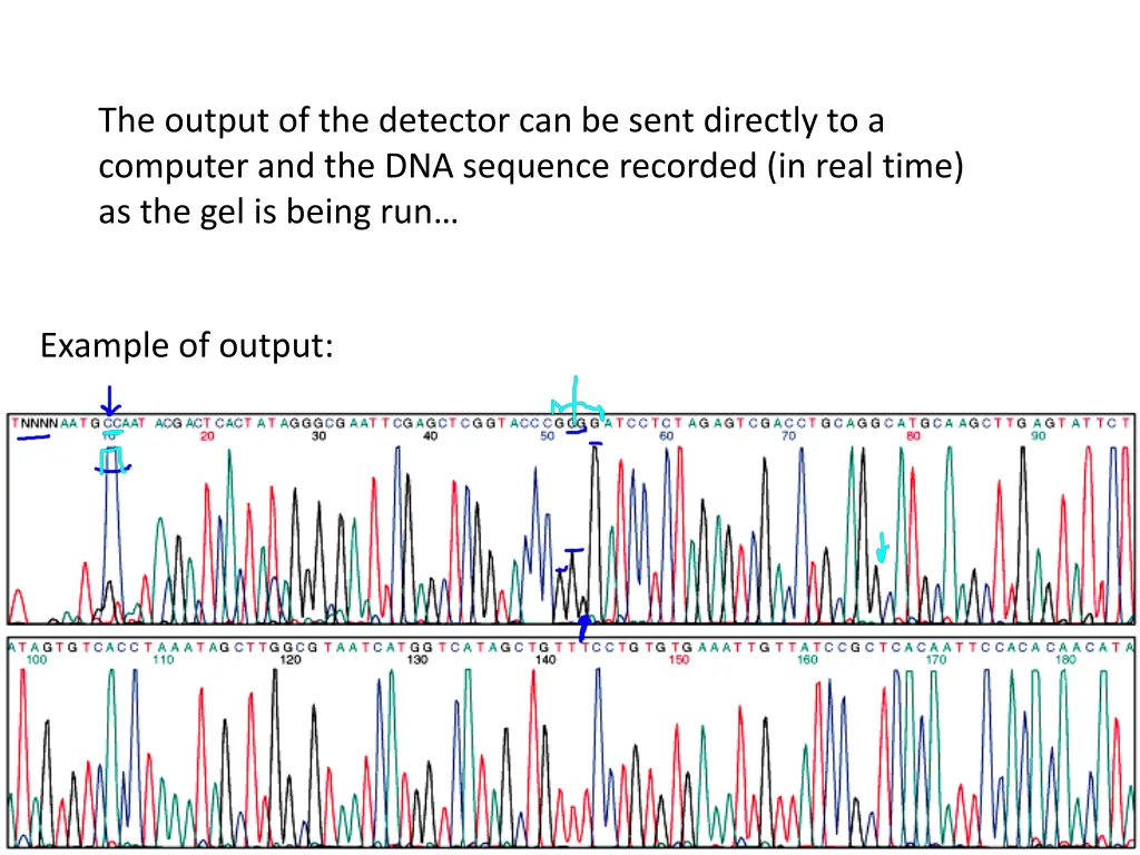 the output of the detector can be sent directly