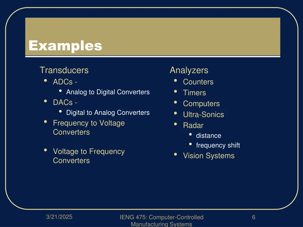 examples 1
