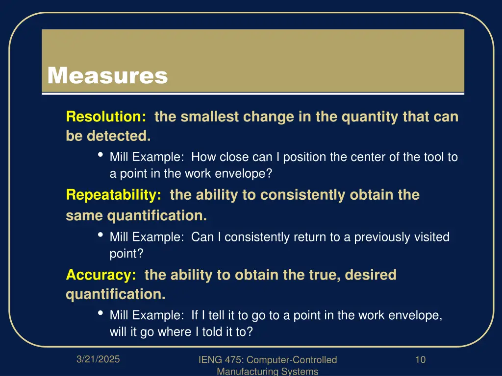 measures