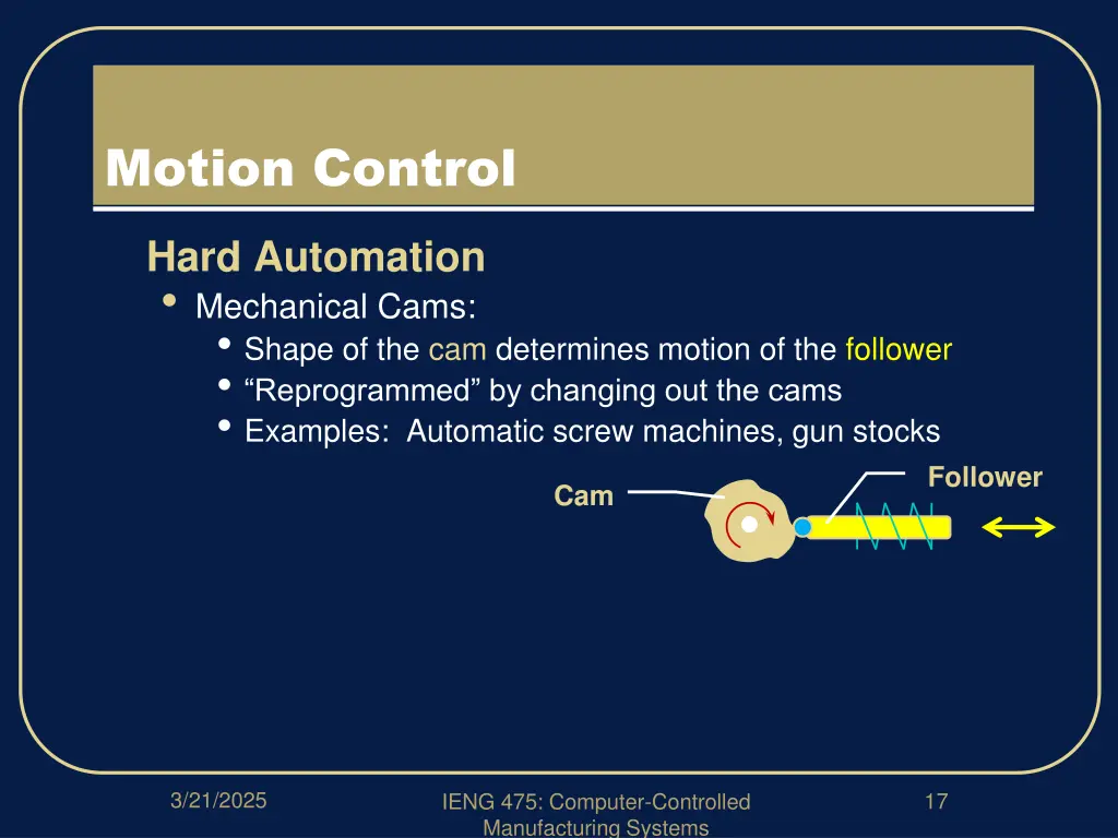 motion control