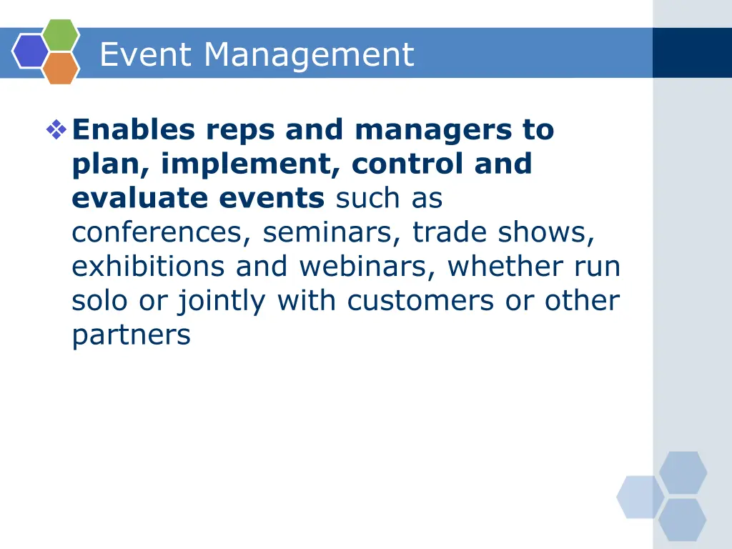 event management