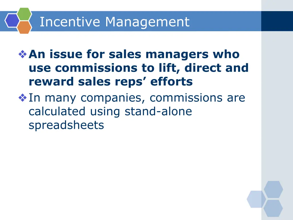 incentive management