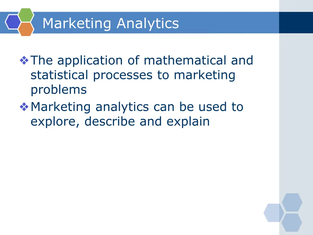 marketing analytics