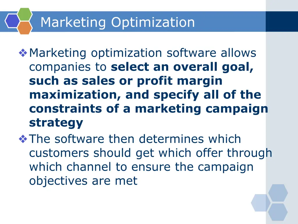 marketing optimization
