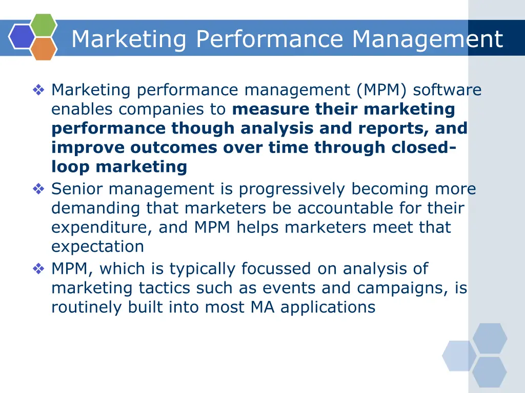 marketing performance management