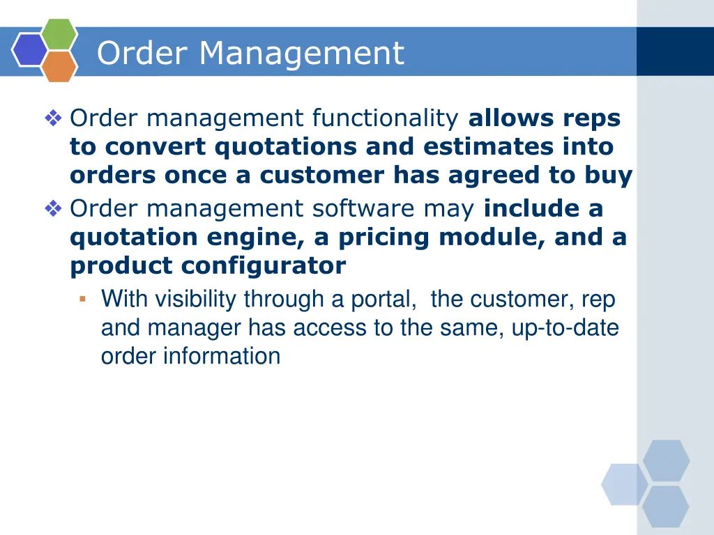 order management
