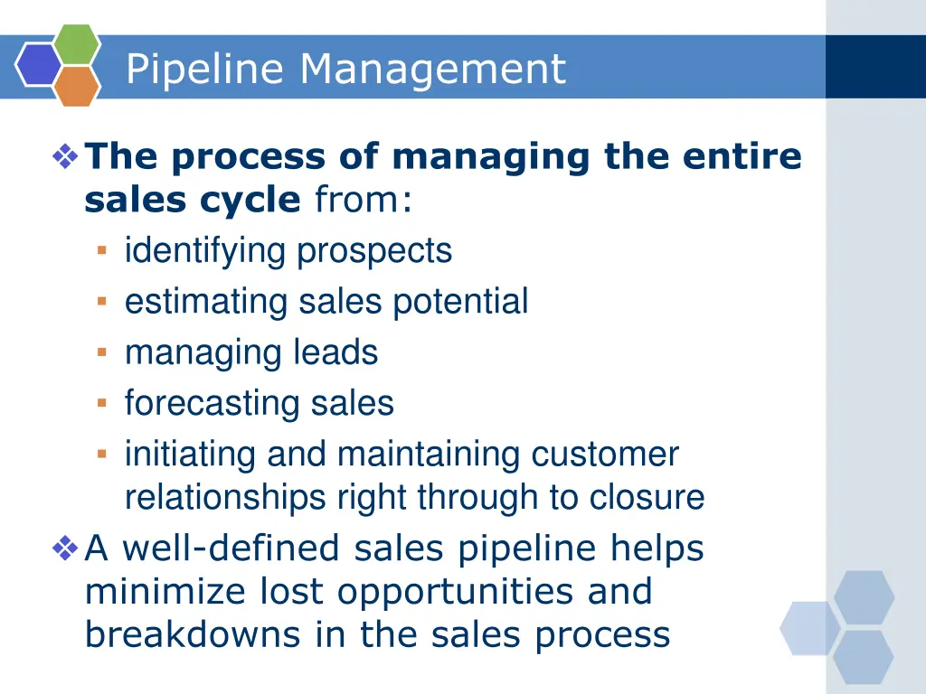 pipeline management