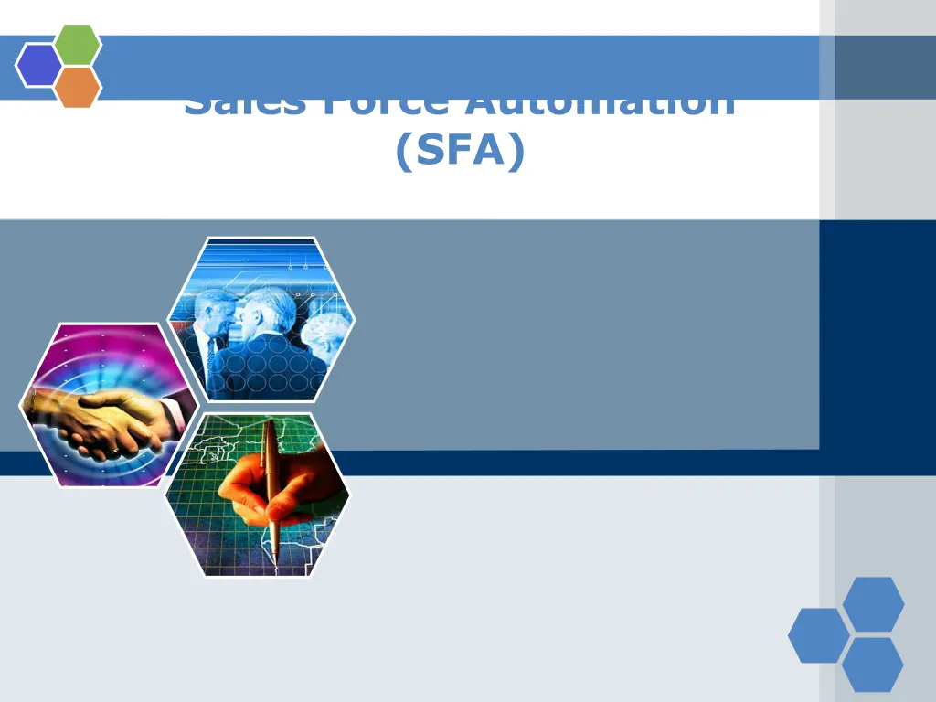 sales force automation sfa