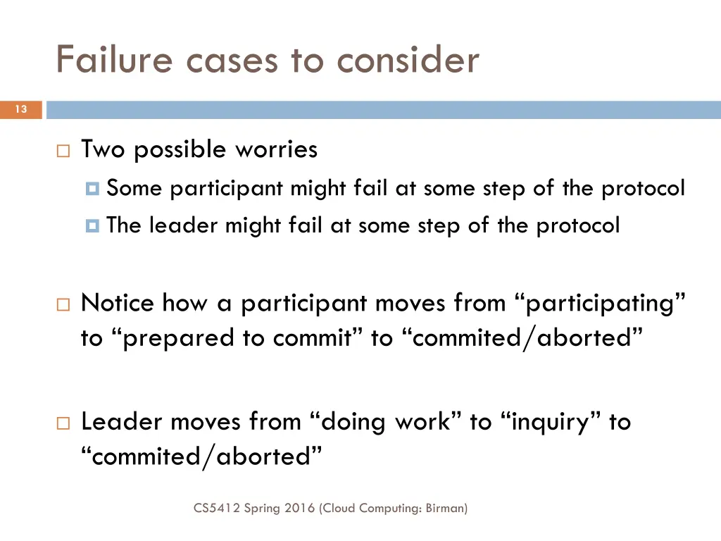 failure cases to consider