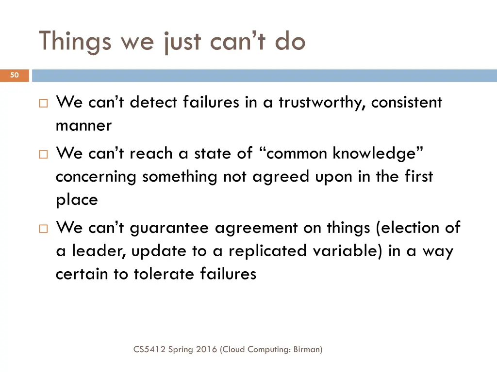 things we just can t do