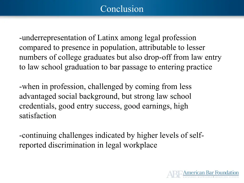 ajd mid career satisfaction conclusion