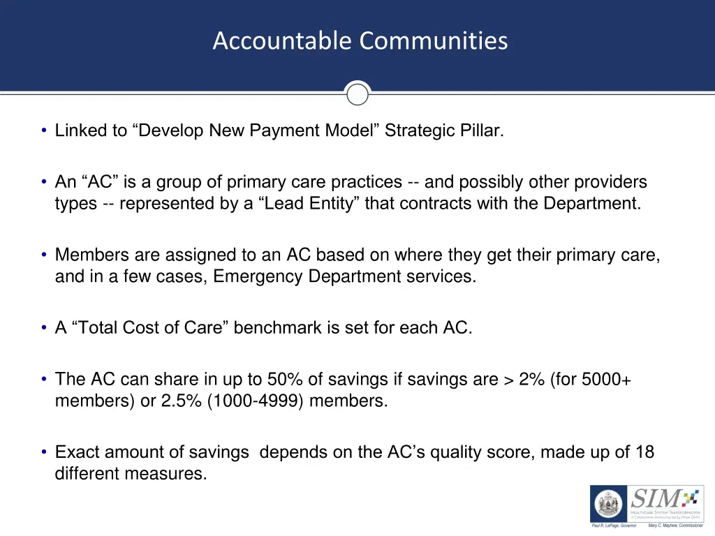 accountable communities