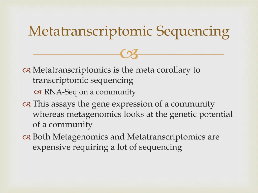metatranscriptomic sequencing