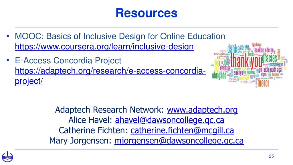 resources