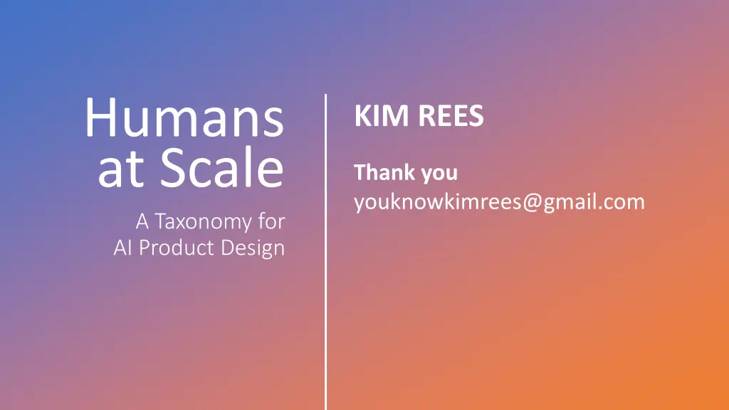 humans at scale a taxonomy for ai product design 1