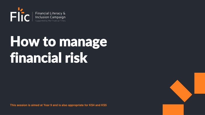 how to manage how to manage financial risk