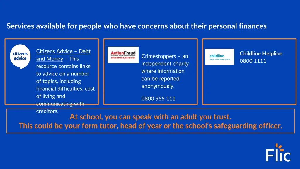 services available for people who have concerns