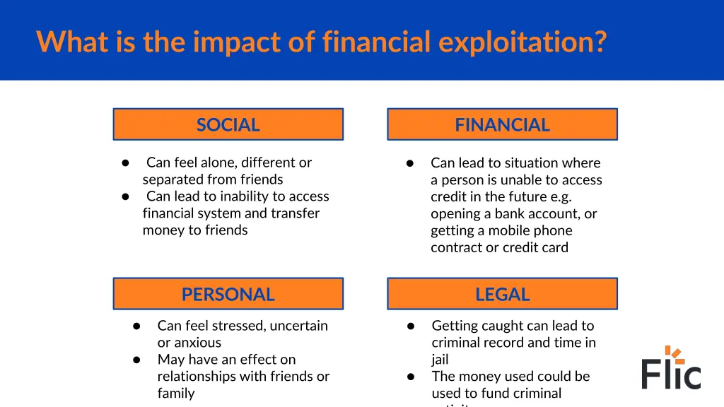 what is the impact of financial exploitation 2