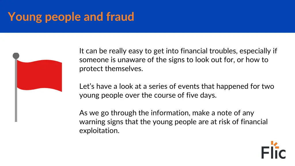 young people and fraud