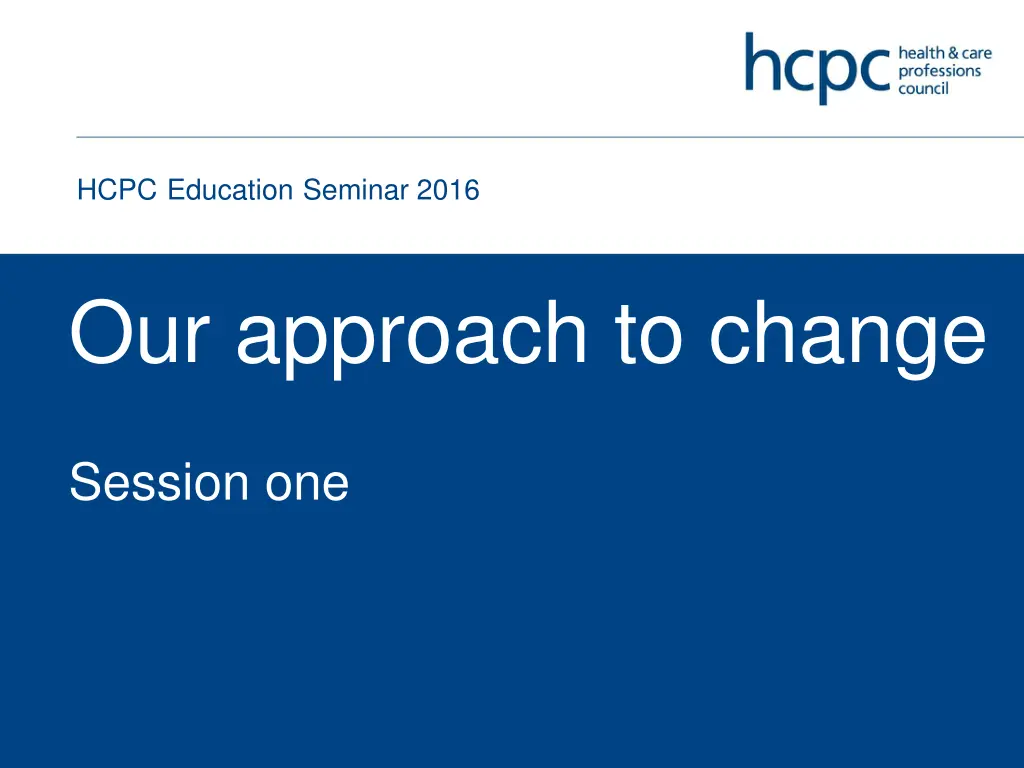 hcpc education seminar 2016 1