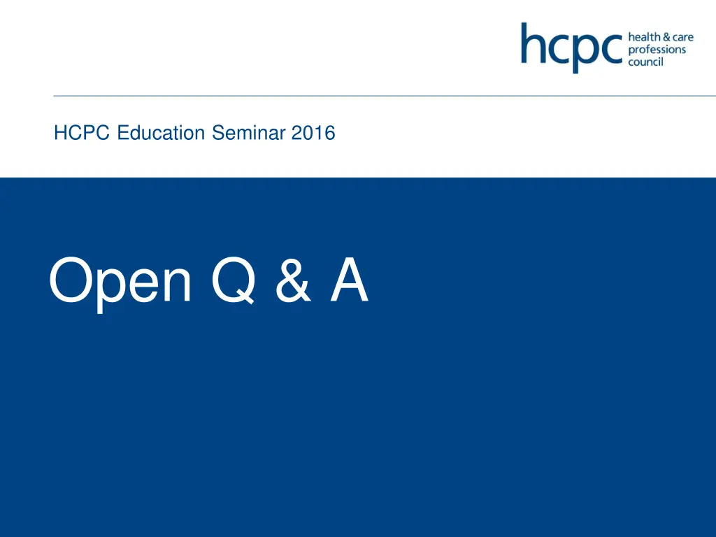hcpc education seminar 2016 8